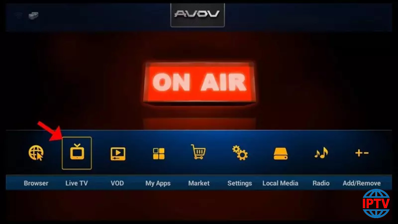 how to setup iptv on Avov TVOnline